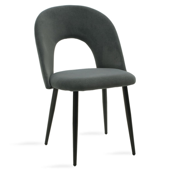 Fotoliu Jonah catifea, picioare, negre, Diverse culori, 57x55 cm
