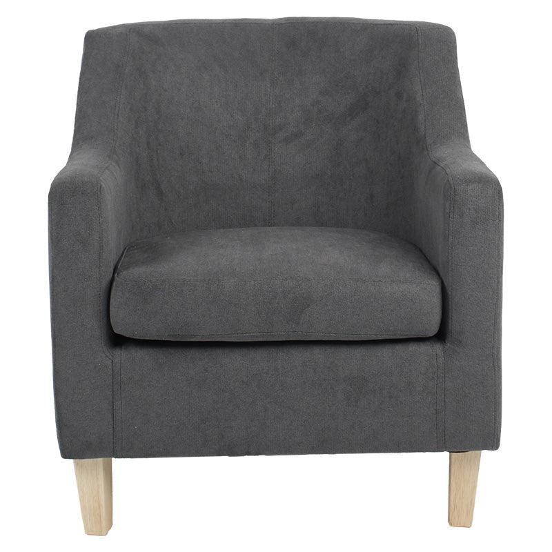 Fotoliu Joyful textil 71x71x81cm - Antracit