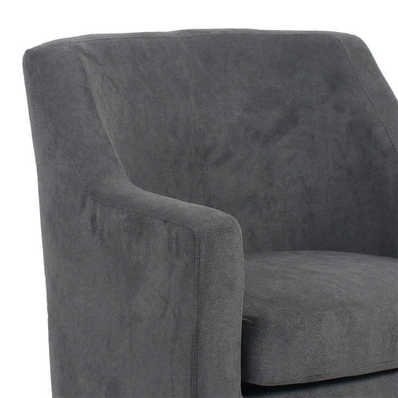 Fotoliu Joyful textil 71x71x81cm - Antracit