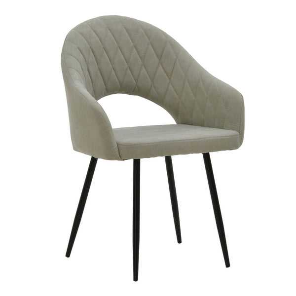 Fotoliu Macie textil, Gri - Maro, 58x50x85 cm
