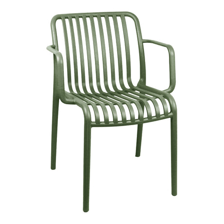 Fotoliu modern Zoi cu design elegant, Verde închis, 55x57x79 cm