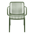 Fotoliu modern Zoi cu design elegant, Verde închis, 55x57x79 cm, perspectiva suplimentara