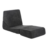 Fotoliu-Pat cu functie extensibila Ferderina, Gri Închis, 66x102x73 cm, imagine suplimentara