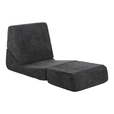 Fotoliu-Pat cu functie extensibila Ferderina, Gri Închis, 66x102x73 cm, imagine suplimentara