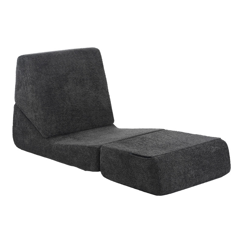 Fotoliu-Pat cu functie extensibila Ferderina, Gri Închis, 66x102x73 cm, imagine suplimentara