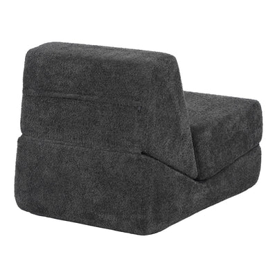 Fotoliu-Pat cu functie extensibila Ferderina, Gri Închis, 66x102x73 cm, perspectiva suplimentara