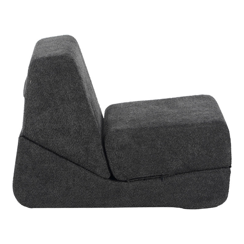 Fotoliu-Pat cu functie extensibila Ferderina, Gri Închis, 66x102x73 cm, foto produs