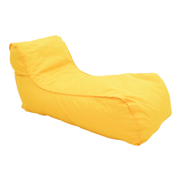 Fotoliu puf impermeabil Lara, Waterproof, Galben, 60x150x40 cm