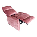 Fotoliu Relaxare Norva, Catifea Roz Prafuit, 68x86x100 cm, imagine suplimentara