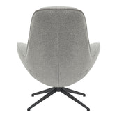 Fotoliu rotativ Flago boucle tesatura, Gri deschis, 85x88x104 cm, foto produs