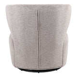 Fotoliu rotativ Marelia, Clasic olive, Gri - Multicolor, 73x76x76 cm - Multicolor