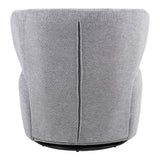 Fotoliu rotativ Marelia, Clasic olive, Gri - Multicolor, 73x76x76 cm - Gri