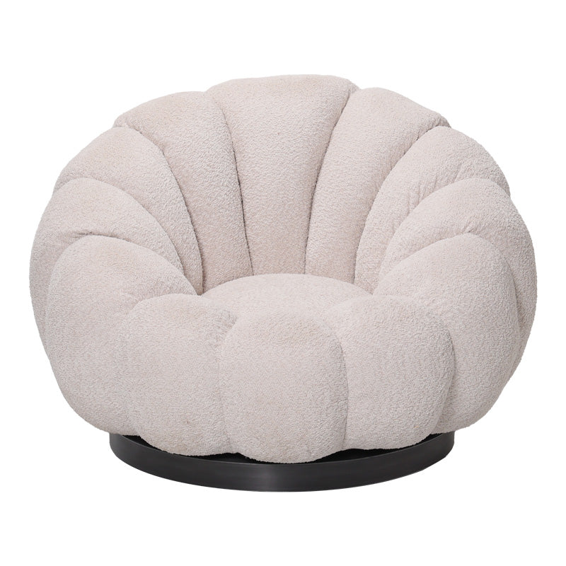 Scaun cu brate pivotant Nester, Diverse culori, 98x97x69 cm - Bej