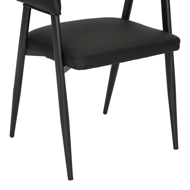 Fotoliu Sezan, 56x55x78 cm - Negru