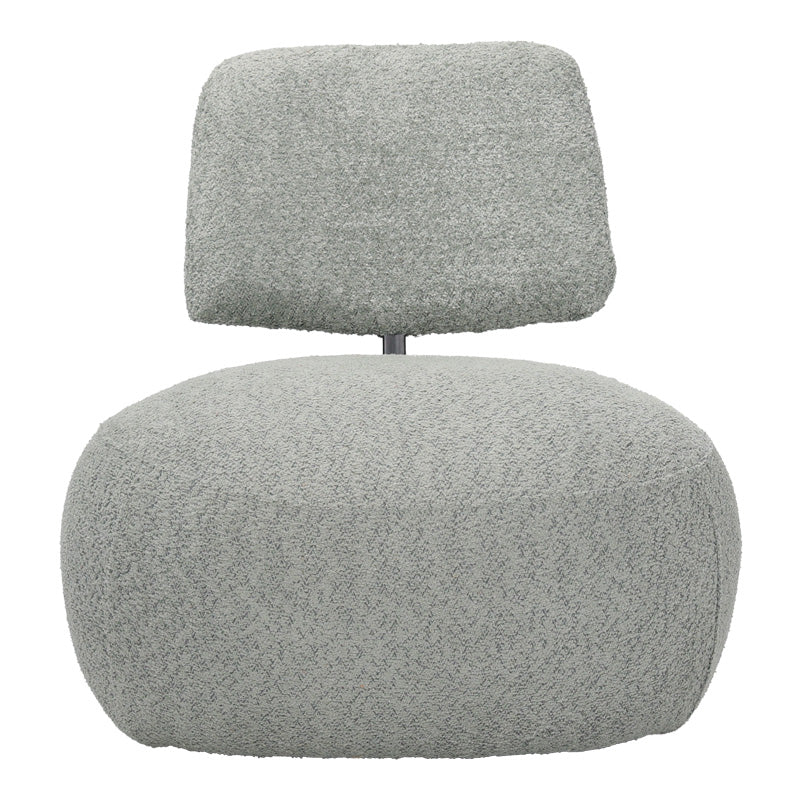 Fotoliu Stonie, tesatura bouclé, nuanta, Bej - Verde, 67x73x67 cm - Verde