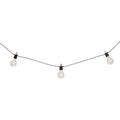 lustra Ghirlanda decorativa cu 10 lumini LED Karivan, Negru, 490x12x6 cm
