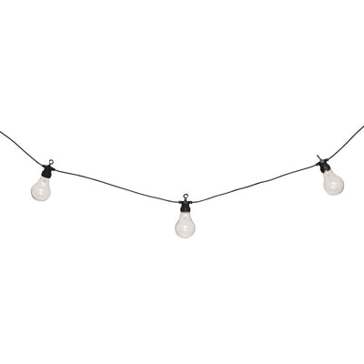 lustra Ghirlanda decorativa cu 10 lumini LED Karivan, Negru, 490x12x6 cm