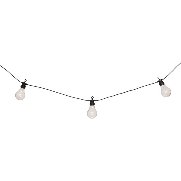 Ghirlanda decorativa cu 10 lumini LED Karivan, Negru, 490x12x6 cm