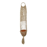 Ghiveci suspendat Aerial iuta, Natural, D23x135 cm