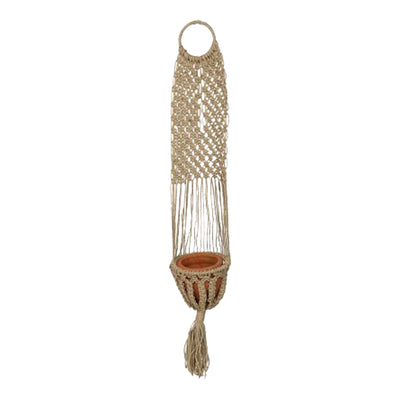Accesoriu Decorativ Ghiveci suspendat Aerial iuta Natural D23x135 cm