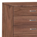 Gioko Comoda cu 5 sertare, nuc, 80x40x100 cm, imagine suplimentara