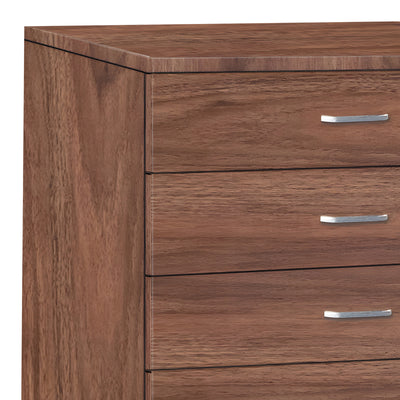 Gioko Comoda cu 5 sertare, nuc, 80x40x100 cm, imagine suplimentara