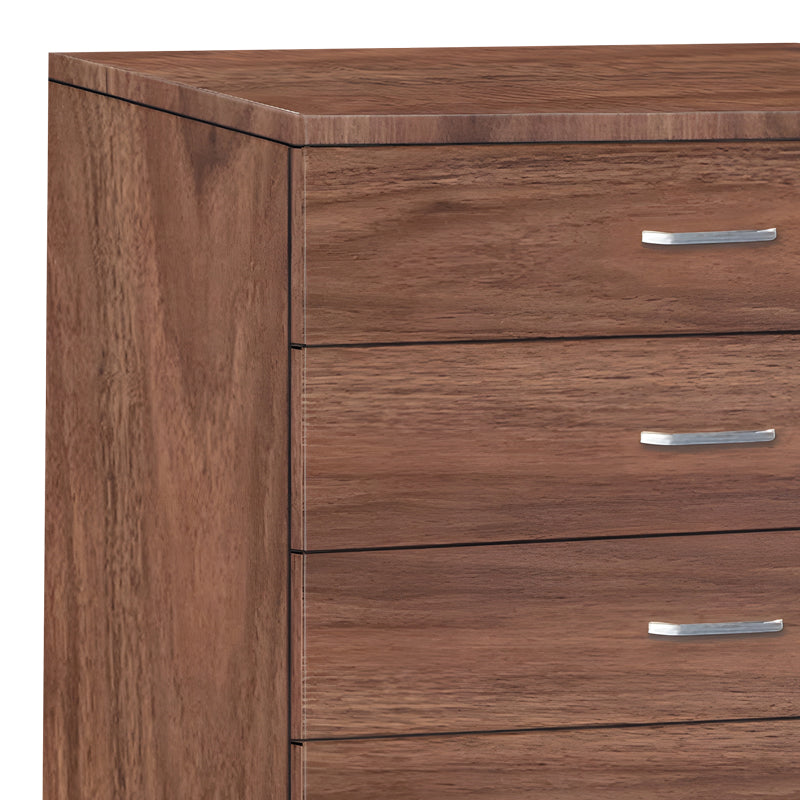 Gioko Comoda cu 5 sertare, nuc, 80x40x100 cm, imagine suplimentara