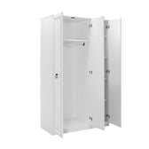 Dulap Haine Adore Hampton, 3 usi, Alb, 103x185x52 cm, perspectiva suplimentara