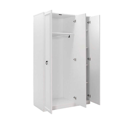 Dulap Haine Adore Hampton, 3 usi, Alb, 103x185x52 cm, perspectiva suplimentara