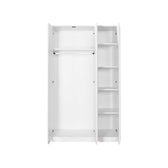 Dulap Haine Adore Hampton, 3 usi, Alb, 103x185x52 cm, foto produs 6