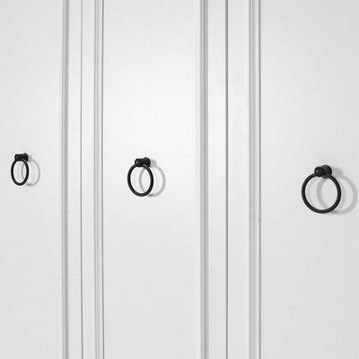 Dulap Haine Adore Hampton, 3 usi, Alb, 103x185x52 cm, foto produs 7