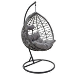 Hudson leagan agatat metal-pp-perna, Gri, 109x119x195 cm