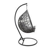 Hudson leagan agatat metal-pp-perna, Gri, 109x119x195 cm