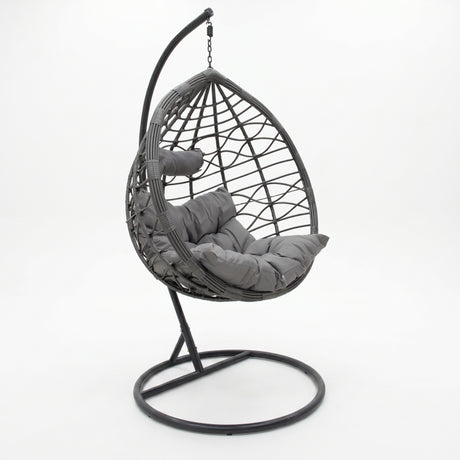 Hudson leagan agatat metal-pp-perna, Gri, 109x119x195 cm