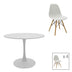 Julita-Balou set de Masa 5 -mdf Alb D100x75 cm