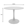 Julita-Balou set de Masa 5 -mdf, Alb, D100x75 cm, foto produs 9