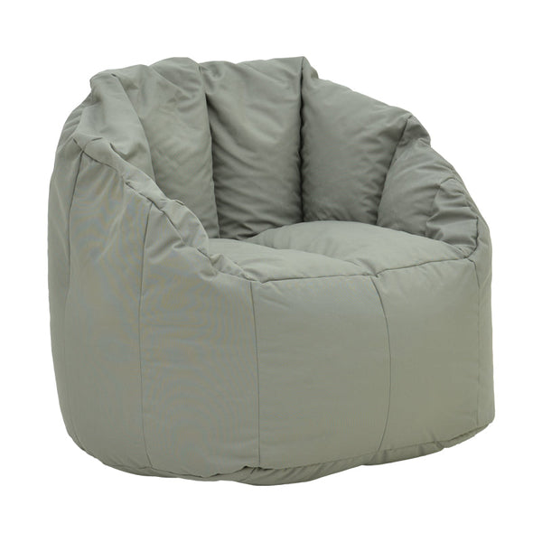 Taburet impermeabil Kerlon, Piele ecologica, Gri - Portocaliu, 80x65 cm