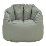 Taburet impermeabil Kerlon, Piele ecologica, Portocaliu, 80x65 cm - Gri