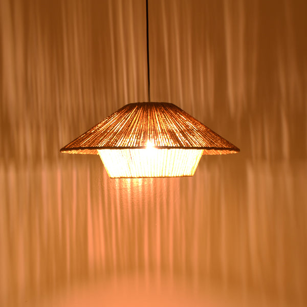 Lampa Boho Jarpie, Natural, 49x49x20 cm