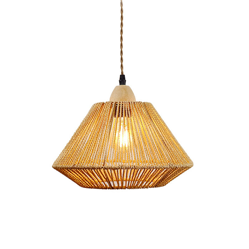 Lampa Boho Ligua, Natural, 30x30x22 cm, imagine suplimentara