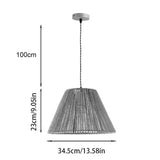 Lampa Boho Lubuto, Natural, 34x34x23 cm