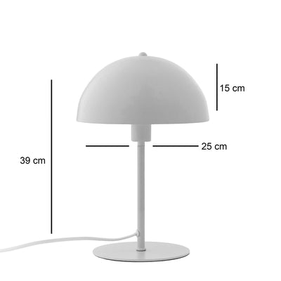 Lampa de Birou Desker metal-crem, D25x39 cm, detaliu produs
