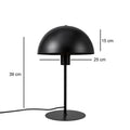Lampa de Birou Desker metal-negru, D25x39 cm, detaliu produs