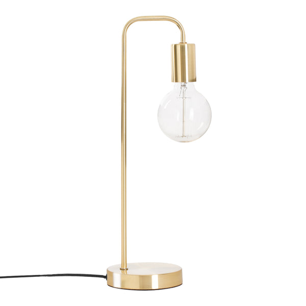 Lampa de birou Klio, Metal, Auriu, 15x12x45 cm