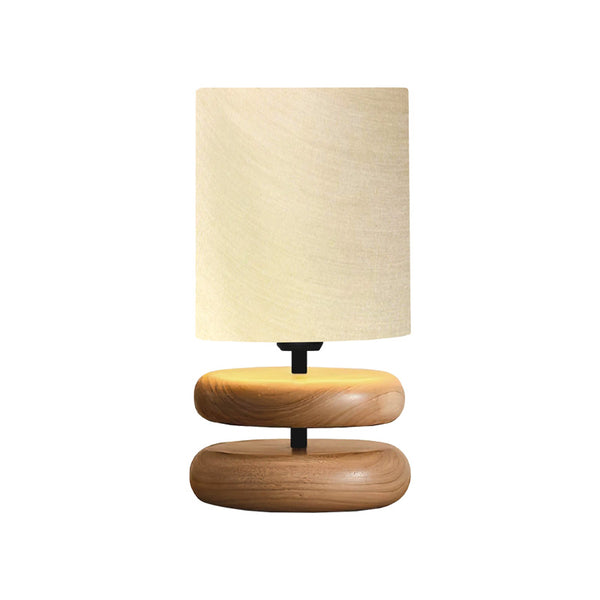 Lampa de Masa Clarion, bej-nuc, D15x35 cm