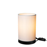 Lampa de Masa Fana din pvc, Crem - Gri, D14x21 cm - Crem