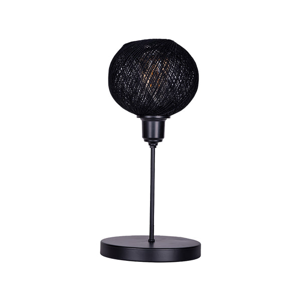 Lampa de masa Gaia, metal, negru, 22x30 cm