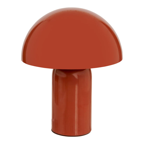 Lampa de masa Mushi, metal, Terracotta, Multicolor, 20x24 cm