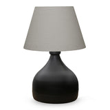 Lampa de Masa PWL-1068, neagra-bej, D22x32 cm - Gri