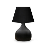 Lampa de Masa PWL-1068, neagra-bej, D22x32 cm - Negru
